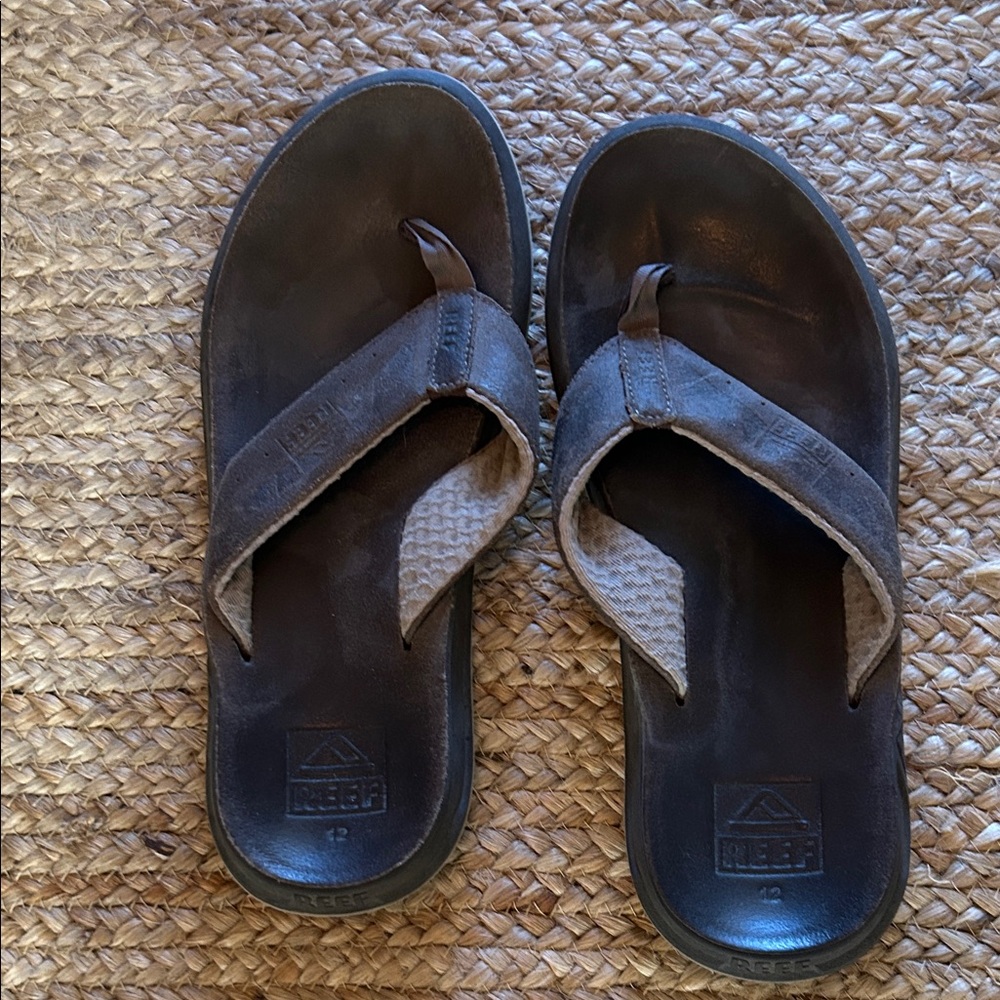 Reef Men's Dark Brown Flip-Flops